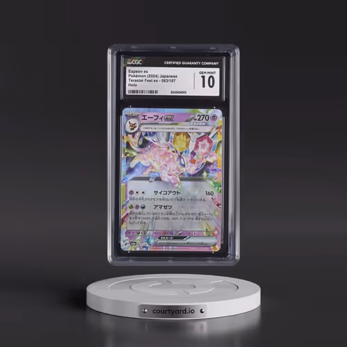 2024 Pokémon Sv8a-Terastal Fest EX #063 Espeon EX - Holo (CGC 10 GEM MINT)