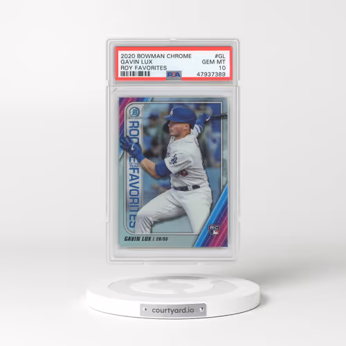 2020 Bowman Chrome Rookie of the Year Favorites #GL Gavin Lux (PSA 10 GEM MINT)