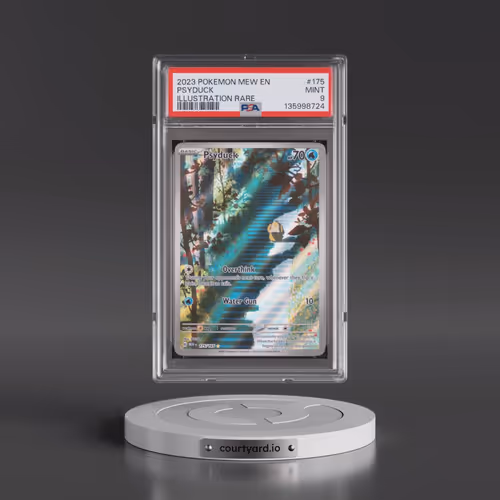 2023 Pokémon Mew EN-151 #175 Psyduck - Illustration Rare (PSA 9 MINT)