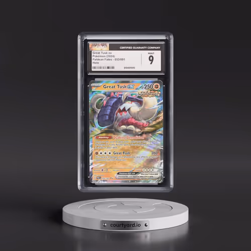 2024 Paldean Fates - PAF EN #053/091 Great Tusk ex - Holo (CGC 9 MINT)