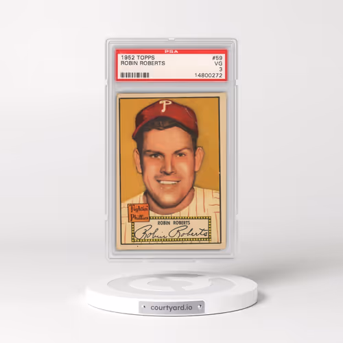 1952 Topps #59 Robin Roberts (PSA 3 VG)