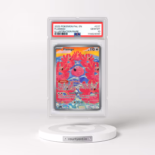 2023 Pokémon Pal EN-Paldea Evolved #227 Flamigo - Illustration Rare (PSA 10 GEM MINT)