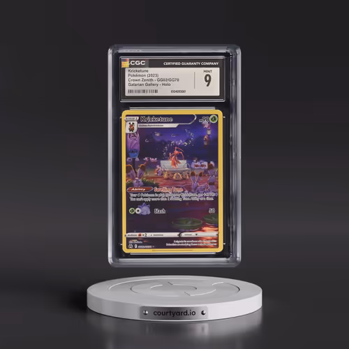 2023 Crown Zenith #GG02/GG70 Kricketune - Galarian Gallery Holo (CGC 9 MINT)