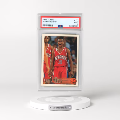 1996 Topps #171 Allen Iverson (PSA 9 MINT)