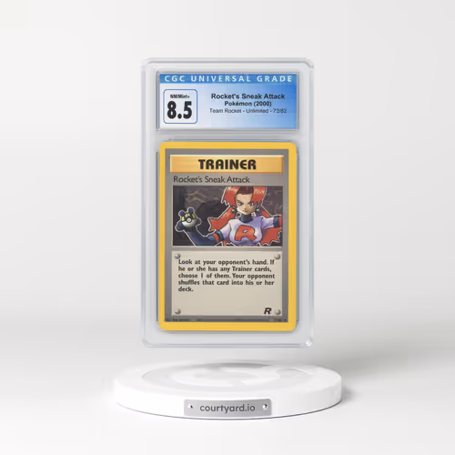 1999 Team Rocket #72 Rocket's Sneak Attack (CGC 8.5 NM-MT+)