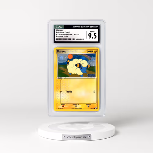 2005 EX Unseen Forces #62 Mareep - Holo (CGC 9.5 MINT+)