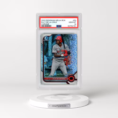 2022 Bowman Mega Box Chrome #50 Elly de La Cruz (PSA 10 GEM MINT)