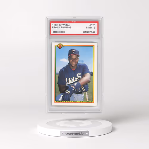 1990 Bowman #320 Frank Thomas (PSA 9 MINT)