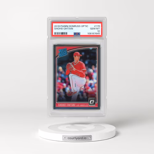 2018 Panini Donruss Optic #176 Shohei Ohtani (PSA 10 GEM MINT)