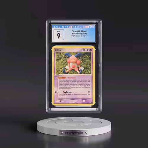 2006 POP Series 3 #12/17 Ditto (Mr.Mime) (CGC 9 MINT)