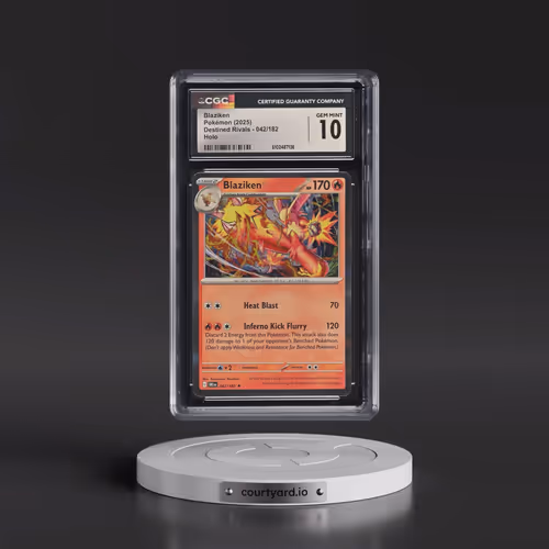 2025 Pokémon Dri EN-Destined Rivals #042 Blaziken (CGC 10 GEM MINT)