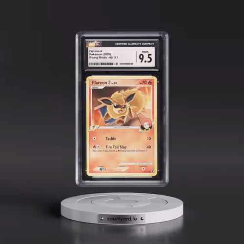 2009 Rising Rivals #60/111 Flareon 4 (CGC 9.5 MINT+)