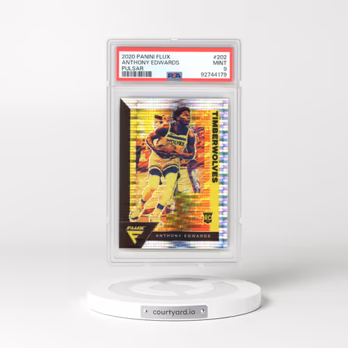 2020 Panini Flux #202 Anthony Edwards - Pulsar (PSA 9 MINT)