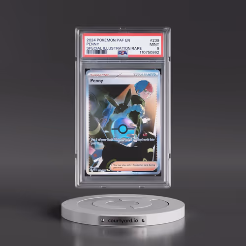 2024 Pokémon Paf EN-Paldean Fates #239 Penny - Special Illustration Rare (PSA 9 MINT)