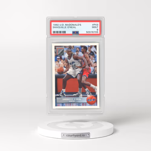 1992 Upper Deck McDonald's #P43 Shaquille O'Neal (PSA 9 MINT)