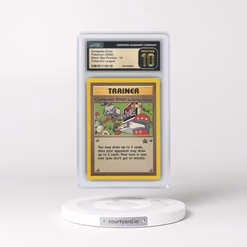 1999 Black Star Promos #16 Computer Error - Pokémon League (CGC 10 PRISTINE)