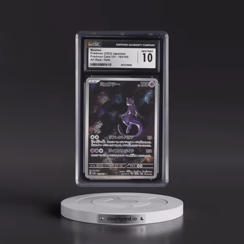 2023 Pokémon Card 151 #183/165 Mewtwo - Art Rare Holo (CGC 10 GEM MINT)