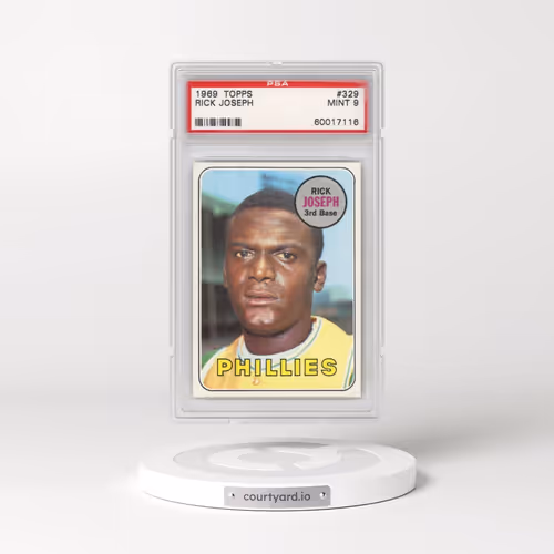 1969 Topps #329 Rick Joseph (PSA 9 MINT)