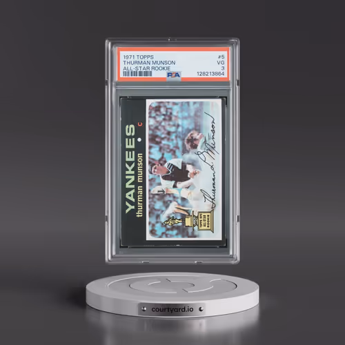 1971 Topps #5 Thurman Munson - All-Star Rookie (PSA 3 VG)