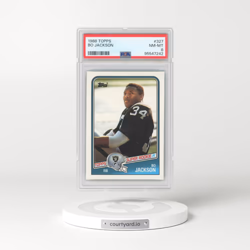 1988 Topps #327 Bo Jackson (PSA 8 NM-MT)