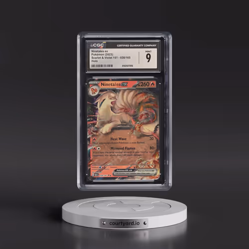 2023 Scarlet & Violet 151 - MEW EN #038/165 Ninetales ex (CGC 9 MINT)