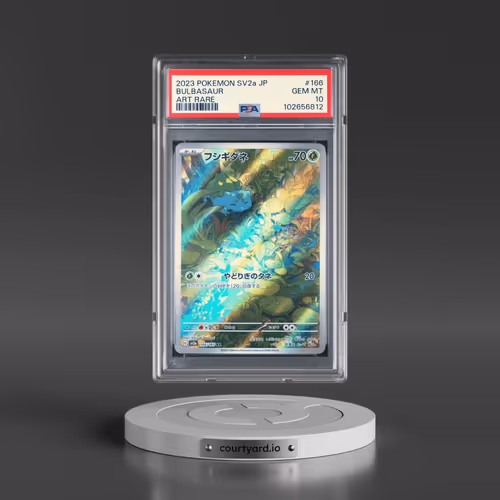 2023 Pokémon Sv2a-Pokemon 151 #166 Bulbasaur - Art Rare (PSA 10 GEM MINT)