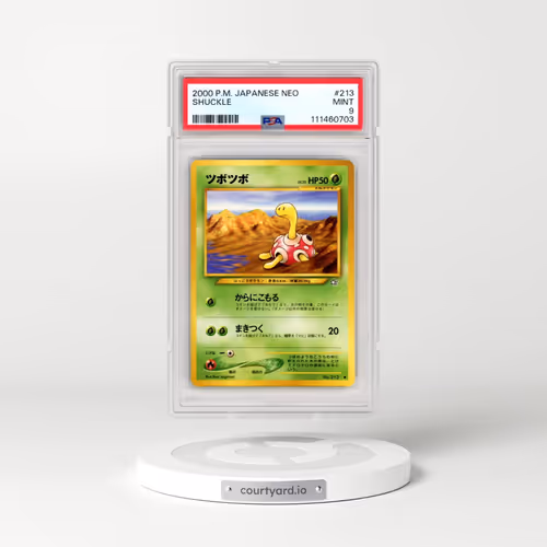 2000 Pokémon Neo #213 Shuckle (PSA 9 MINT)