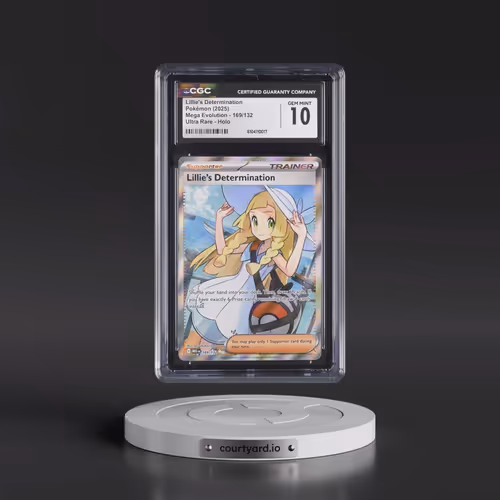 2025 Pokémon Meg EN-Mega Evolution #169 Lillie's Determination - Ultra Rare (CGC 10 GEM MINT)