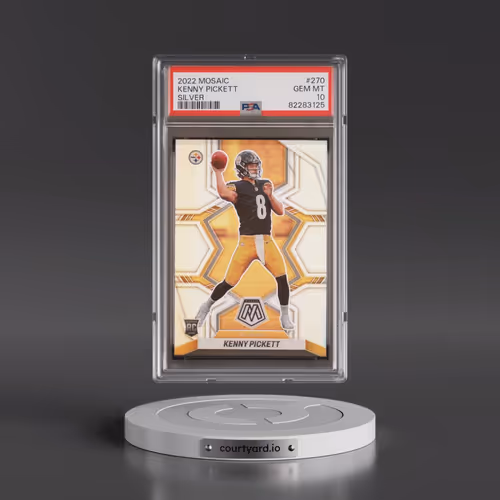 2022 Panini Mosaic #270 Kenny Pickett - Silver (PSA 10 GEM MINT)