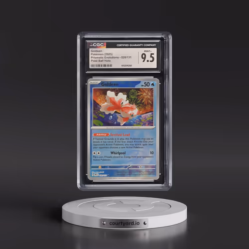 2025 Prismatic Evolutions - PRE EN #020/131 Goldeen - Poké Ball Holo (CGC 9.5 MINT+)