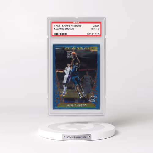 2001 Topps Chrome #165 Kwame Brown (PSA 9 MINT)
