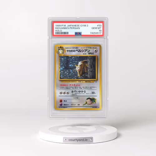 1999 Pokémon Gym 2 #53 Giovanni's Persian - Holo (PSA 10 GEM MINT)