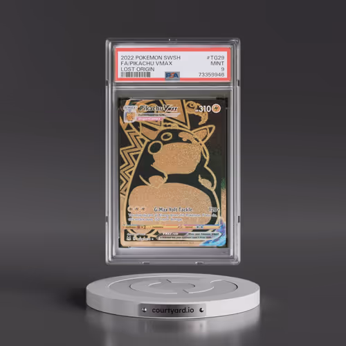 2022 Pokémon Sword & Shield Lost Origin #TG29 Pikachu Vmax - Full Art (PSA 9 MINT)
