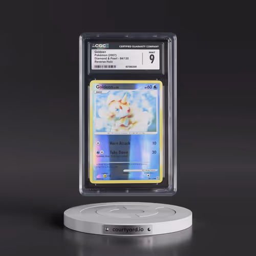 2007 Diamond & Pearl #84/130 Goldeen - Reverse Holo (CGC 9 MINT)