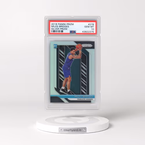 2018 Panini Prizm #278 Miles Bridges - Silver Prizm (PSA 10 GEM MINT)