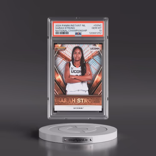 2024 Panini Instant Nil National Championship #SSNC Sarah Strong (PSA 10 GEM MINT)