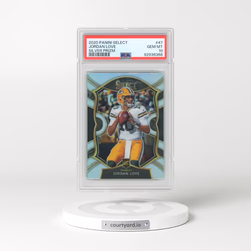 2020 Panini Select #47 Jordan Love - Silver Prizm (PSA 10 GEM MINT)