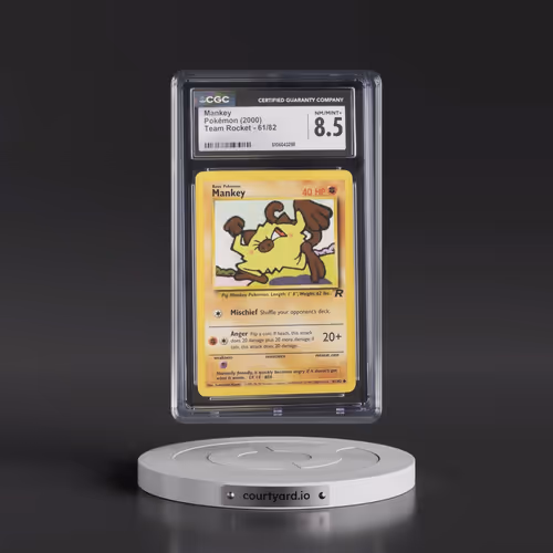 1999 Team Rocket #61/82 Mankey (CGC 8.5 NM-MT+)