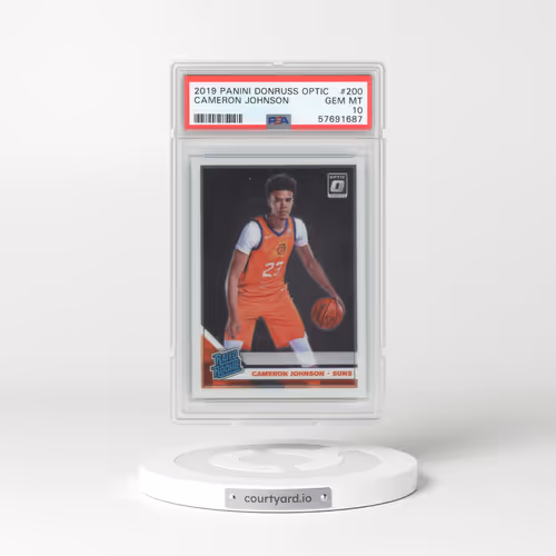 2019 Panini Donruss Optic #200 Cameron Johnson (PSA 10 GEM MINT)
