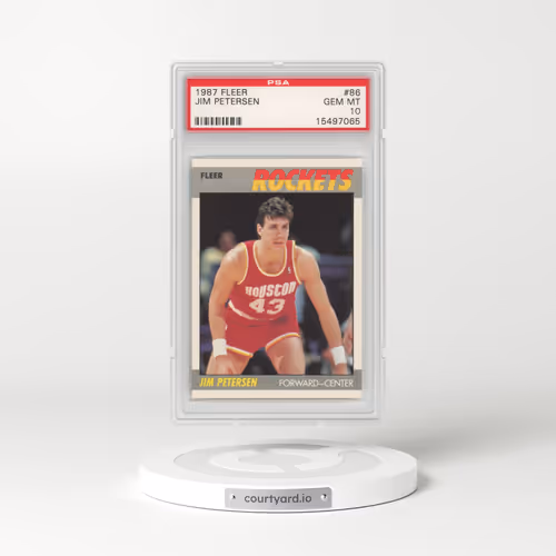 1987 Fleer #86 Jim Petersen (PSA 10 GEM MINT)