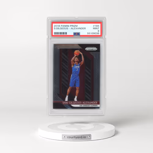 2018 Panini Prizm #184 Shai Gilgeous-Alexander (PSA 9 MINT)
