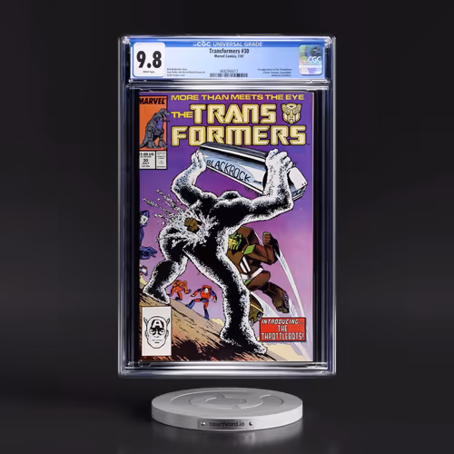 Transformers #30 CGC 9.8 White Pages (Marvel Comics, 7/87) - Universal