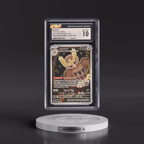 2024 Pokémon Svp EN-SV Black Star Promo #141 Noctowl - Stellar Crown Elite Trainer Box (CGC 10 GEM M