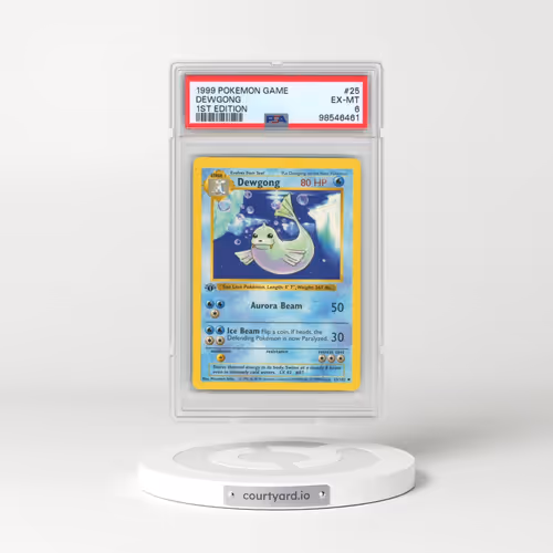 1999 Pokémon Game #25 Dewgong - 1st Edition (PSA 6 EX-MT)