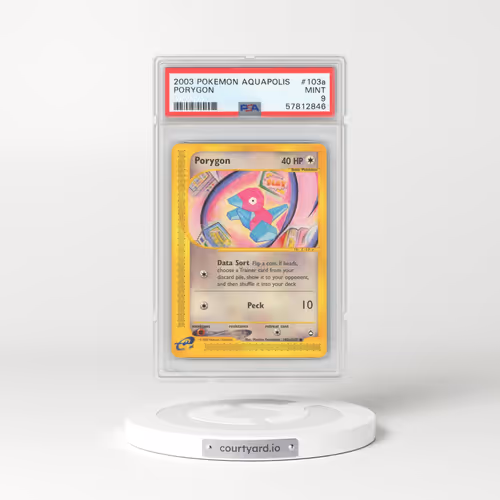 2003 Aquapolis #103a Porygon (PSA 9 MINT)
