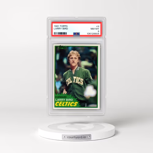 1981 Topps #4 Larry Bird (PSA 8 NM-MT)
