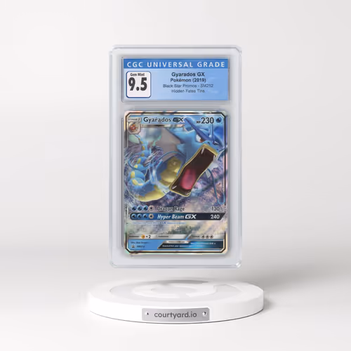 2016 Black Star Promos - Sun & Moon #SM212 Gyarados GX - Hidden Fates Tin (Holo) (CGC 10 GEM MINT)