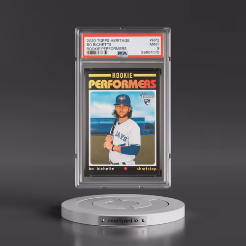 2020 Topps Heritage Rookie Performers #RP2 Bo Bichette (PSA 9 MINT)