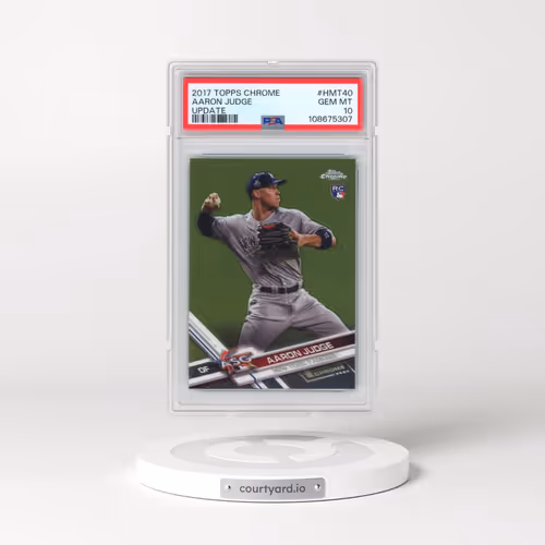 2017 Topps Chrome Update #HMT40 Aaron Judge (PSA 10 GEM MINT)