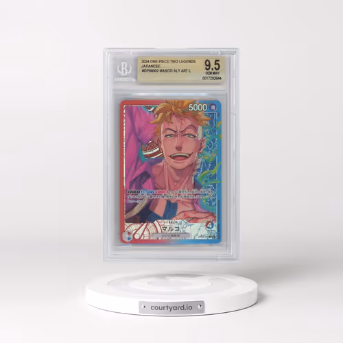 2024 One Piece Card Game Two Legends Japanese #OP08002 Marco ALT ART L (BGS 9.5 GEM MINT)